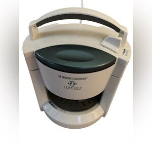 Black & Decker Electric Jar Lids Off Automatic Opener White JW200 Tested